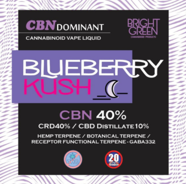 BRIGHTGREEN - BLUEBERRY KUSH (0.5ml)